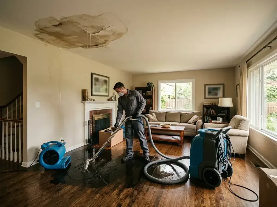 attic-pipe-burst-ceiling-drip-008 — frequently asked questions, Water Damage Restoration & Carpet Care in West Concord, MA